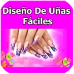 diseños de uñas faciles android application logo